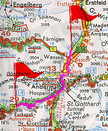 Mapa cesty 14.8.1996