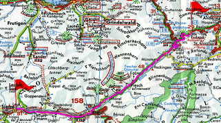Mapa cesty 15.8.1996